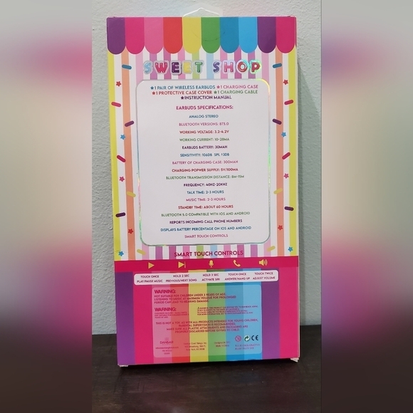 Sweet Shop Wireless Ear Buds +Charging Case - Picture 4 of 14